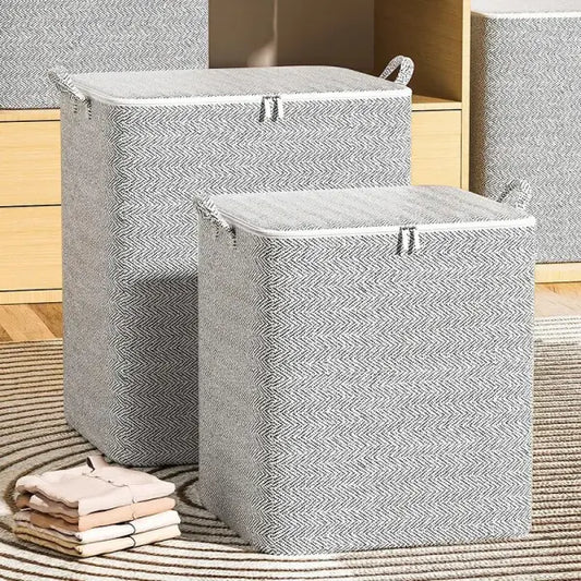 Large Capacity Storage Bag Non-woven Fabric Quilt and Clothing Organizer