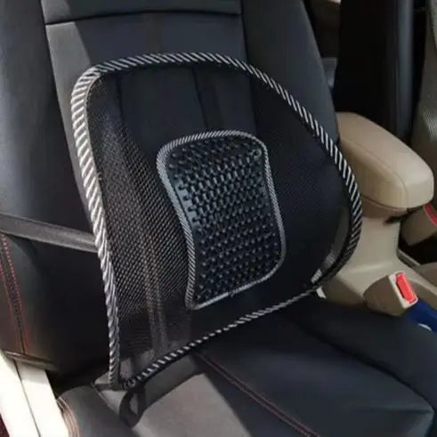 Ventilate Mesh Car Lumbar Back Support Cushion Universal Ergonomic Back Brace Massage Pad for Auto Seat Office Home Chair