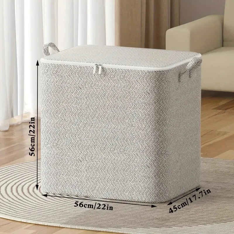 Large Capacity Storage Bag Non-woven Fabric Quilt and Clothing Organizer