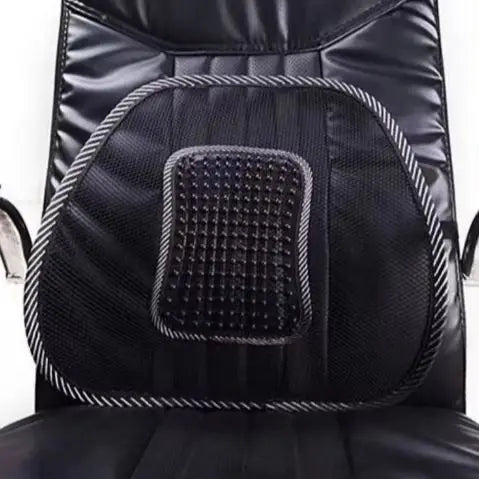 Ventilate Mesh Car Lumbar Back Support Cushion Universal Ergonomic Back Brace Massage Pad for Auto Seat Office Home Chair
