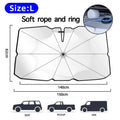 2024 Car Windshield Sun Shade Umbrella Foldable Sunshade Front Window Cover for UV Block Heat Protection Protector Parasol