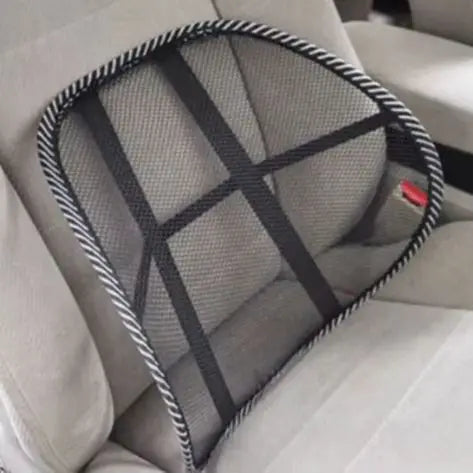 Ventilate Mesh Car Lumbar Back Support Cushion Universal Ergonomic Back Brace Massage Pad for Auto Seat Office Home Chair